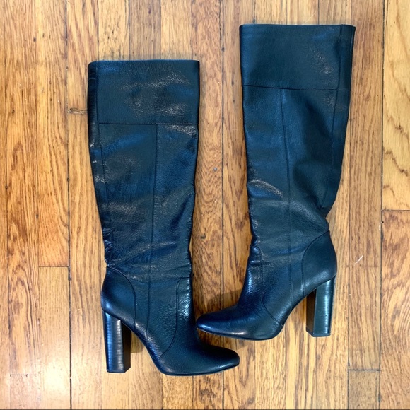 Shoes - 🔥🔥 Genuine Leather Heeled Tall Boots 7.5